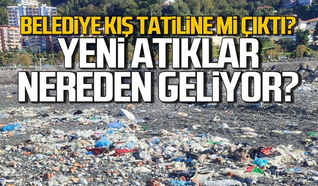 Belediye kış tatiline mi çıktı? Yeni atıklar nereden geliyor?