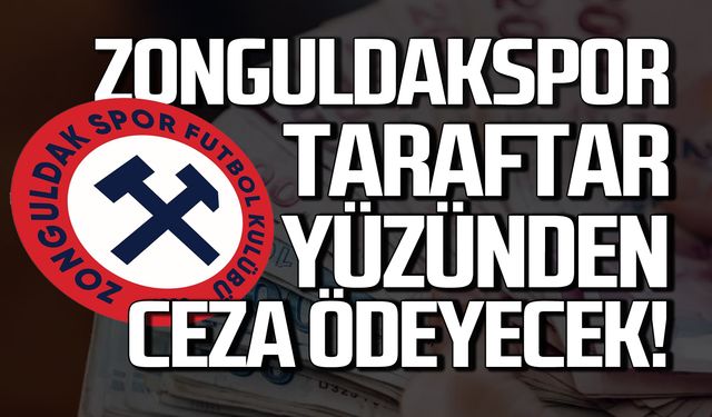 PFDK Zonguldakspor'a para cezası verdi!