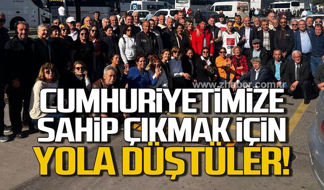 CHP Ereğli ilçe örgütü yollara düştü!