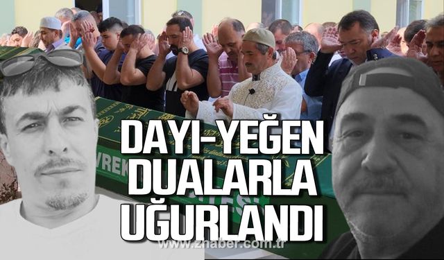 Hayrettin Çorukcu ve yeğeni Yüksel Kürekçi dualarla uğurlandı!