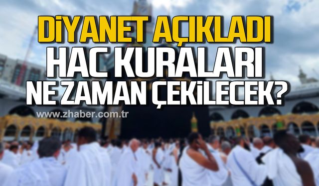 Diyanet açıkladı! 2025 yılı hac kurası ne zaman çekilecek?