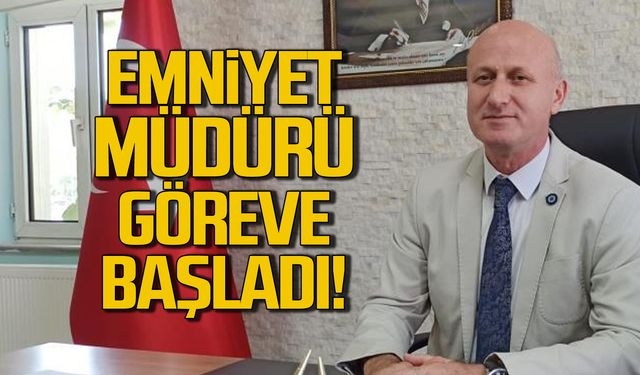 Devrek'in yeni Emniyet Müdürü Nihat Özdemir görevine başladı