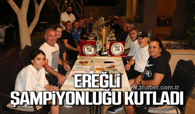 Ereğli şampiyonluğu kutladı