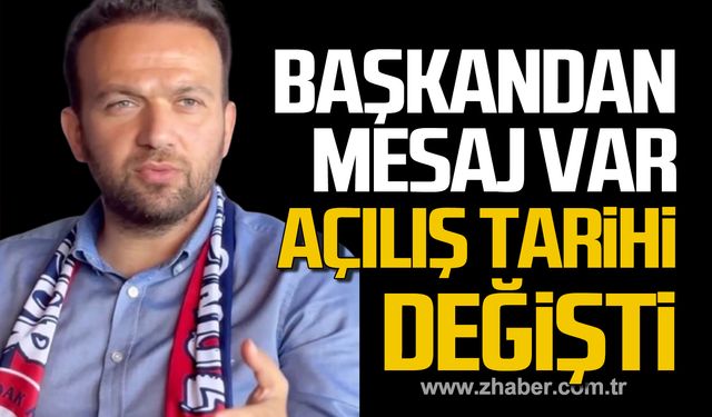 Zonguldakspor İletişim Ofisi'nin açılışı ertelendi!