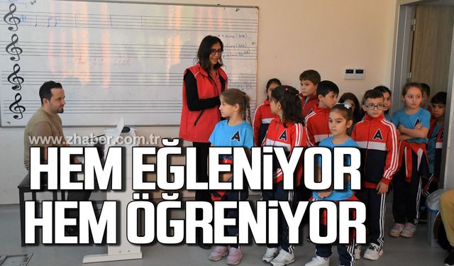 Gençler hem eğleniyor hem öğreniyor