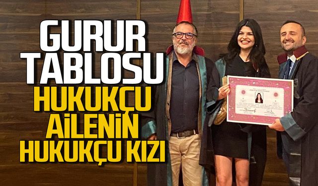 Zeynep Sude Taşdelen Avukatlık ruhsatını aldı!