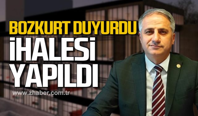 Bozkurt duyurdu! Alaplı Kültür Merkezi ihalesi yapıldı!