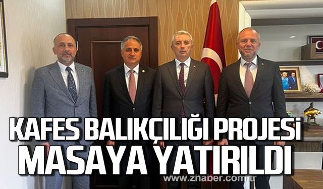 Bozkurt, Demir ve Keleş'ten Türkyılmaz'a ziyaret! "Kafes Balıkçılığı projesi konuşuldu"