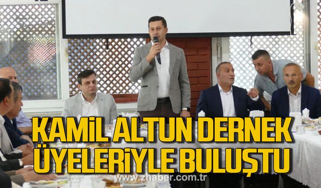 Kamil Altun dernek üyeleriyle kahvaltıda buluştu!