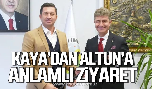 Vakıfbank Bölge Müdürü Mustafa Kaya'dan Başkan Kamil Altun'a ziyaret!