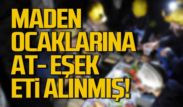 Madenciler ve mahkumlara at-eşek eti yedirmişler