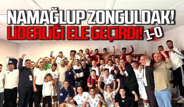 Namağlup Zonguldakspor liderliği ele geçirdi!