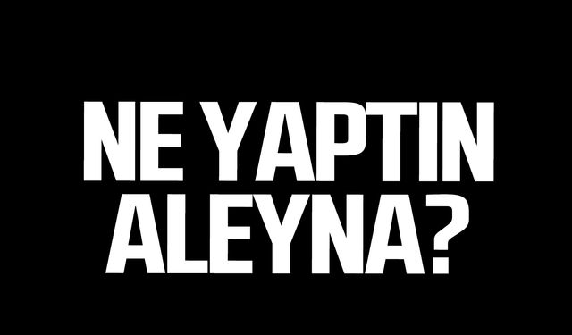 Ne yaptın Aleyna?