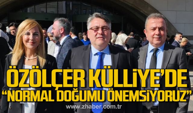 Rektör Özölçer Külliye'de! "Normal doğumu önemsiyoruz"