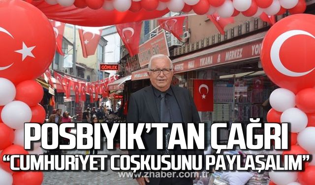 Halil Posbıyık'tan çağrı! "Cumhuriyet coşkusunu birlikte paylaşalım”