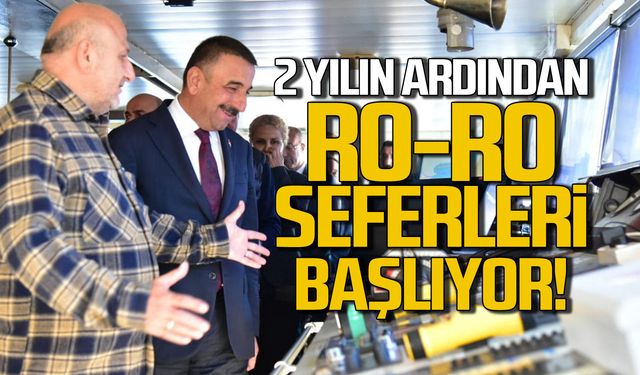 2 yılın ardından Ro-Ro seferleri yeniden başladı!