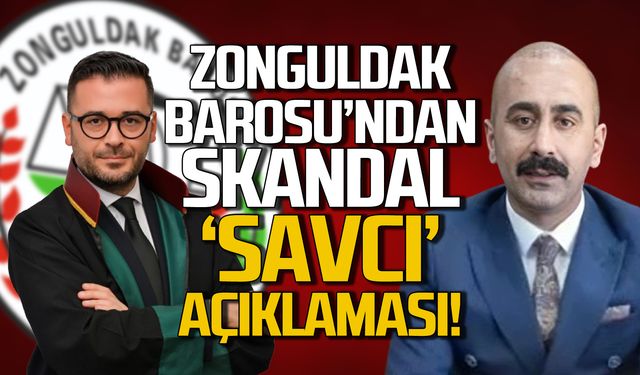 Zonguldak Barosu'ndan skandal 'Savcı' açıklaması!