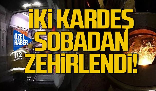 Zonguldak Ereğli'de iki kardeş sobadan zehirlendi!