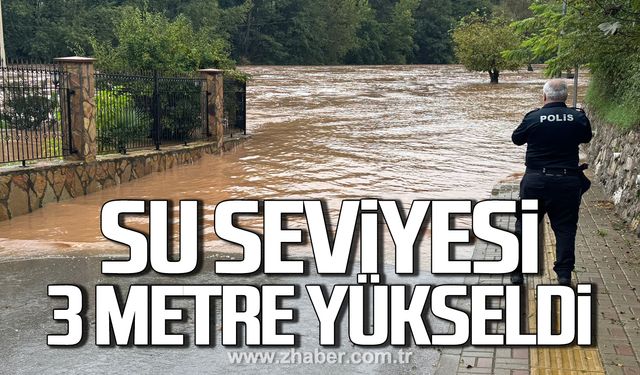 Bartın'da su seviyesi 3 metre yükseldi!