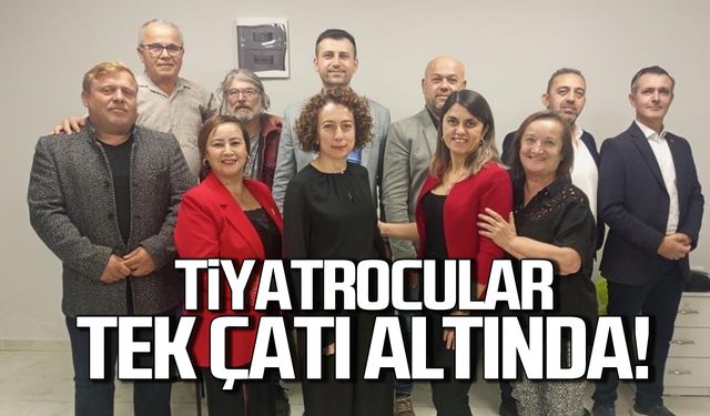 Çaycumalı tiyatrocular tek çatı altında birleşti!