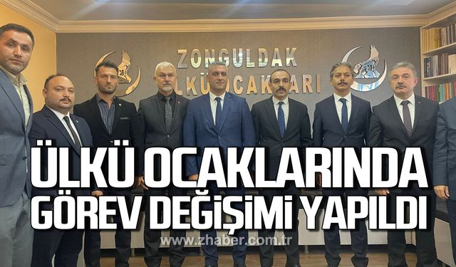 Reşit Çelik Zonguldak Ülkü Ocakları Başkanlığı görevini devraldı