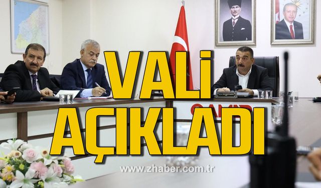 Vali Hacıbektaşoğlu metrekareye düşen yağış miktarını açıkladı