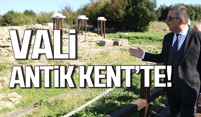 Vali Hacıbektaşoğlu, Tios Antik Kenti’nde!