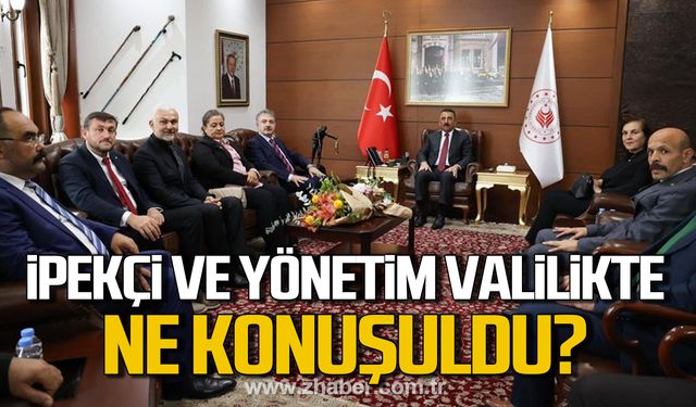 Çağatay İpekçi ve yönetim Valilikte! Ne konuşuldu?