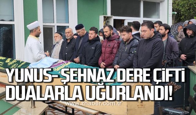 Yunus Dere ve eşi Şehnaz Dere dualarla uğurlandı!