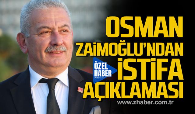 CHP'deki istifaların ardından Osman Zaimoğlu Z HABER'e konuştu!