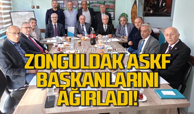 Zonguldak ASKF Başkanlarını ağırladı!