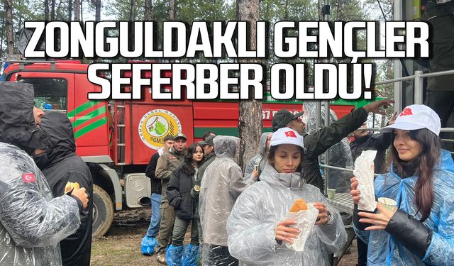 Zonguldaklı gençler ormanları temizlemek için seferber oldu!