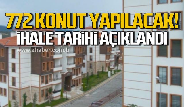 Zonguldak ve ilçelerine 772 konut yapılacak! İhale tarihleri açıklandı!