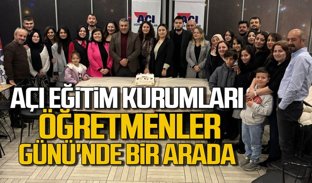 Açı Eğitim Kurumları 24 Kasım Öğretmenler Günü'nde bir arada