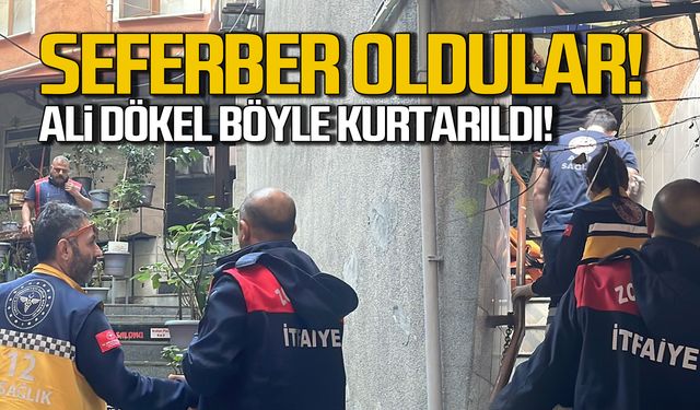 Sürünerek cama çıktı! Ali Dökel böyle kurtarıldı!