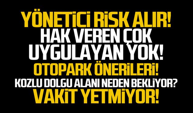 Yönetici risk alır!