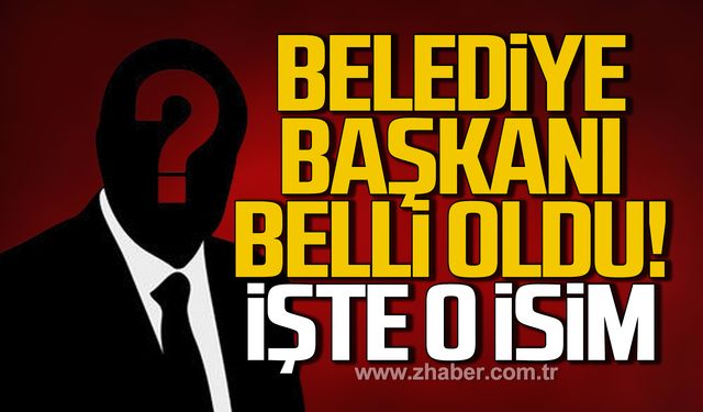 O isim Gülüç Belediye Başkanı oldu!