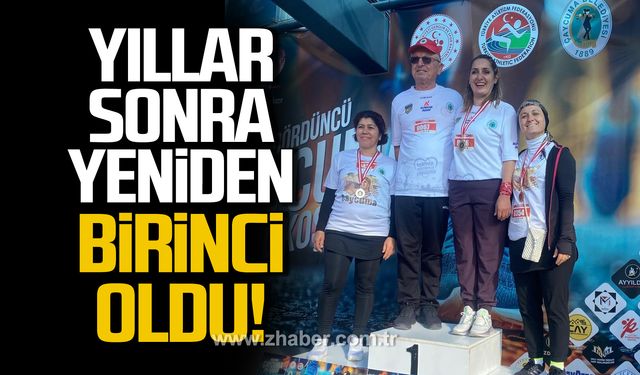 Yıllar sonra Çaycuma'da yeniden birinci oldu!