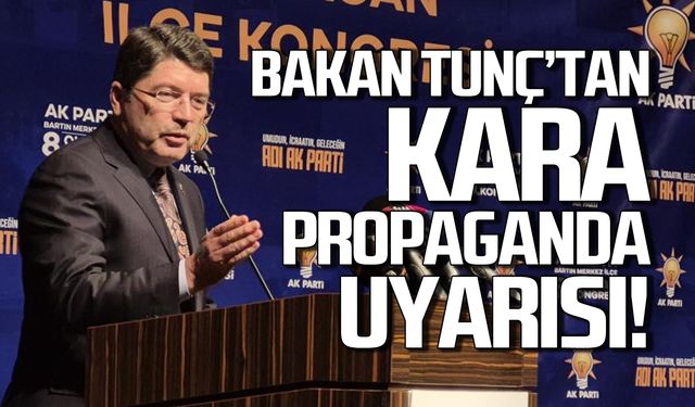 Yılmaz Tunç'tan kara propaganda uyarısı!