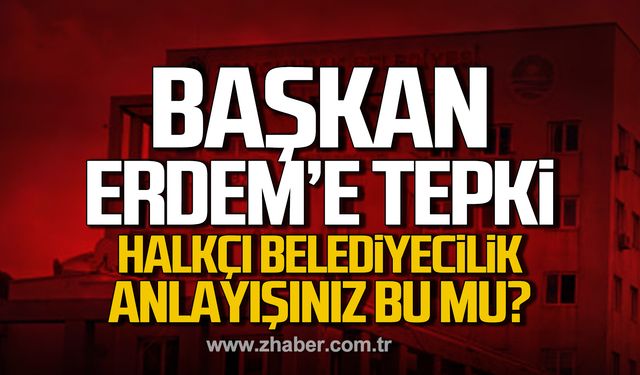 Zonguldak EMEP Gençliği'nden Başkan Erdem'e "su zammı" tepkisi!