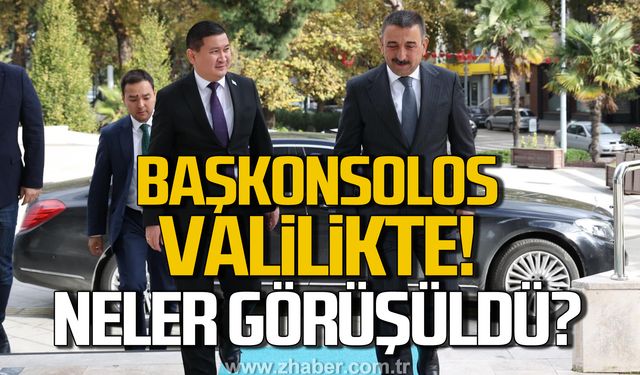 Kazakistan İstanbul Başkonsolos'u Valilik'te!