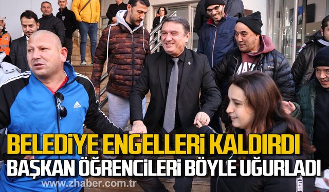 Zonguldak Belediyesi engelleri kaldırdı! Öğrencileri Yedigöller'e uğurladı!