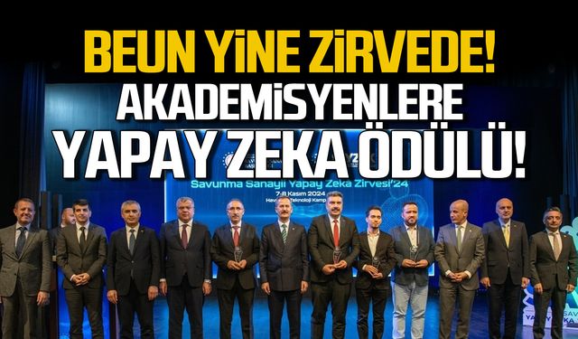 BEUN yine zirvede! Akademisyenlere yapay zeka ödülü!