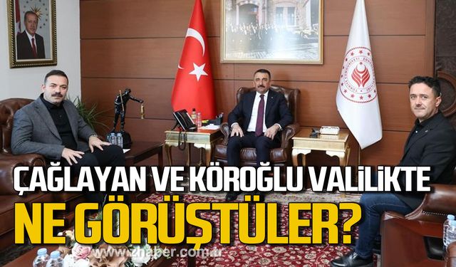 Mustafa Çağlayan ve Sezer Köroğlu Valilikte! Ne görüşüldü?