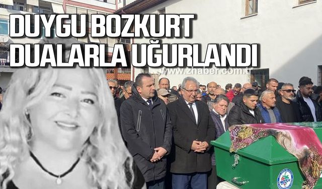 Duygu Bozkurt dualarla uğurlandı!