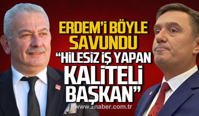 Zaimoğlu Erdem'i böyle savundu! "Bu şehirde hilesiz işler yapacak kaliteli başkandır"