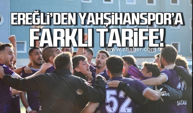 Ereğli Belediyespor Yahşihanspor’u 7-1 mağlup etti!