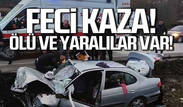 Karabük'te feci kaza! Ölü ve yaralılar var!