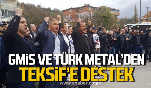 GMİS ve TÜRK- METAL'den TEKSİF'e destek! "Kazanan işçiler olacak"