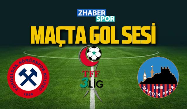 Zonguldakspor-Mardinspor maçı sona erdi